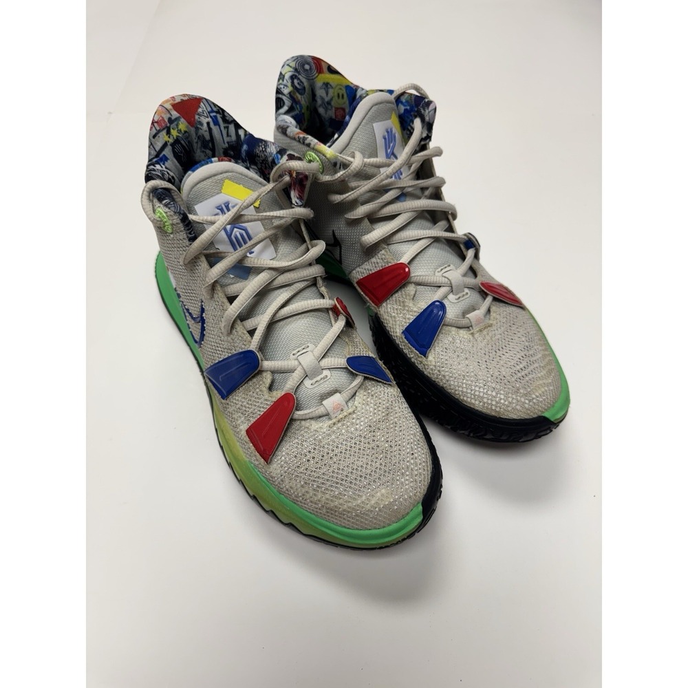Nike Shoes Kyrie 7 Visions 2021 Size 8.5 9.5 DC9122 001 Sneaker With Box - Picture 12 of 15